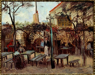 Guinguette à Montmartre : Le Billard en Bois devenu La Bonne Franquette - Vincent van Gogh