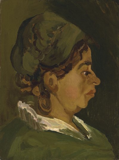 Tête de paysanne : profil droit - Vincent van Gogh