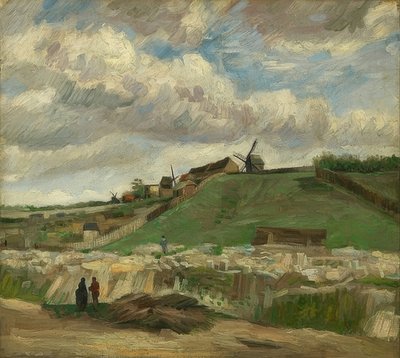 Colline de Montmartre avec carrière - Vincent van Gogh