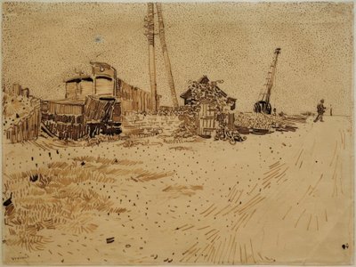 Terrain de campement du chemin de fer - Vincent van Gogh