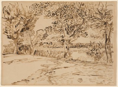 Paysage à Arles - Vincent van Gogh