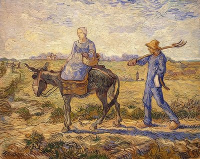 Matin. En route pour le travail. 1890 - Vincent van Gogh
