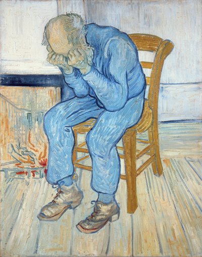 Vieil homme en deuil (Sur le seuil de l