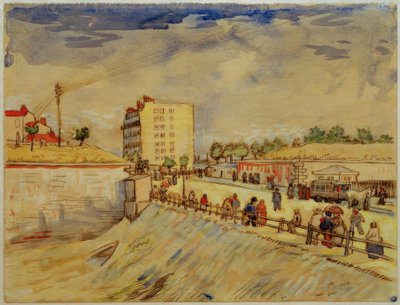 Porte de la ville de Paris - Vincent van Gogh