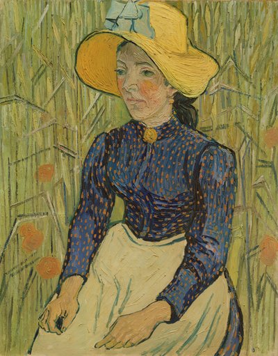 Jeune Paysanne au Chapeau de Paille - Vincent van Gogh