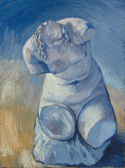 Statuette de plâtre : Torse de femme, vue de face, 1887 - Vincent van Gogh