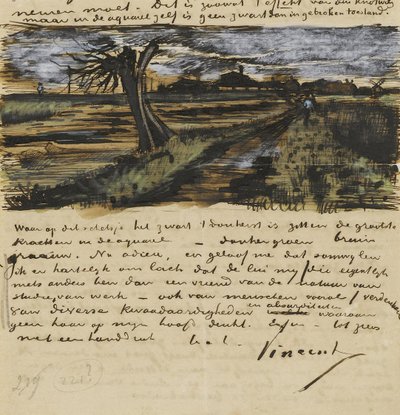 Saule têtard - Vincent van Gogh