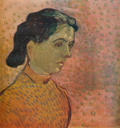 Portrait de jeune fille sur fond rose, 1888 - Vincent van Gogh