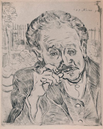 Portrait du Dr Gachet, vers 1890, 1946 - Vincent van Gogh