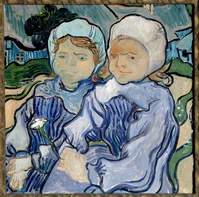 Portrait de deux jeunes filles - Vincent van Gogh