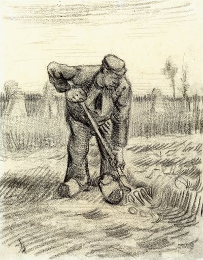 Ramasseur de pommes de terre, 1885 - Vincent van Gogh