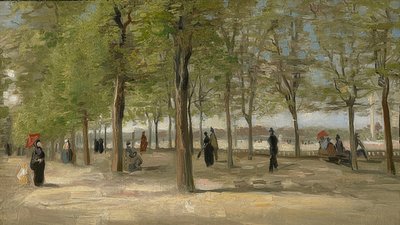 Promenade au Jardin du Luxembourg - Vincent van Gogh