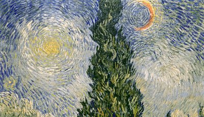 Route avec cyprès - Vincent van Gogh