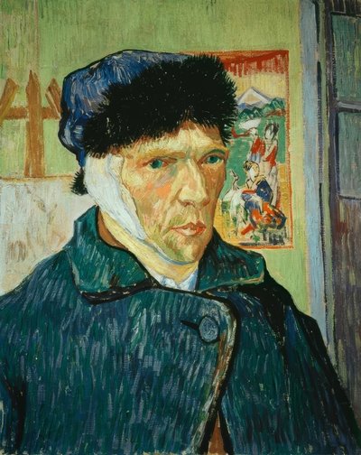 Autoportrait avec oreille bandée - Vincent van Gogh