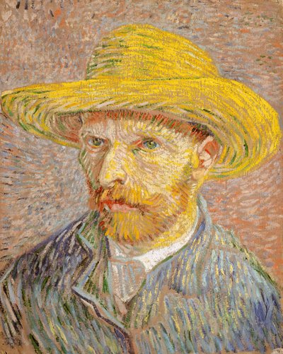 Autoportrait avec un chapeau de paille recto: L