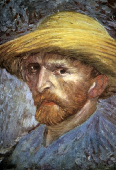 Autoportrait avec chapeau de paille - Vincent van Gogh
