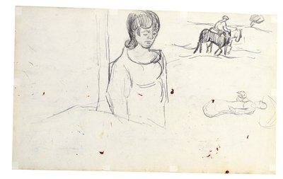 Études sur la femme et le paysage paysan - Vincent van Gogh