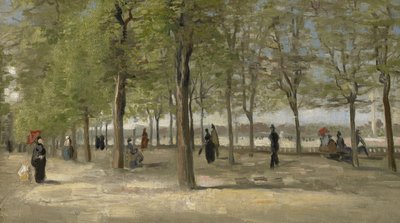 Terrasse dans le Jardin du Luxembourg - Vincent van Gogh