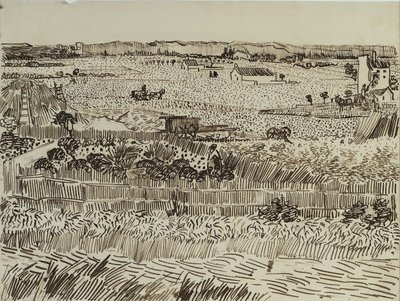La Moisson en Provence pour Émile Bernard, 1888 - Vincent van Gogh