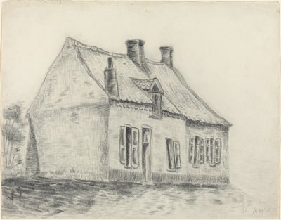 La maison Magrot, Cuesmes, vers 1879-1880 - Vincent van Gogh