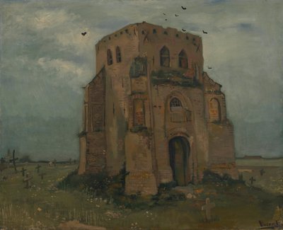Le vieux clocher à Nuenen - Vincent van Gogh