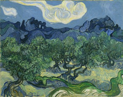 Les Oliviers - Vincent van Gogh