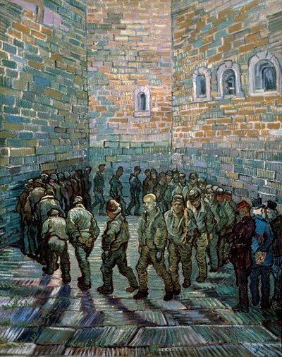 La cour de la prison, 1890 - Vincent van Gogh