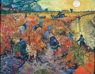 Les Vignobles Rouges à Arles, 1888 - Vincent van Gogh