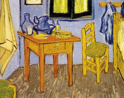 La chambre de Vincent Van Gogh à Arles (détail) - Vincent van Gogh