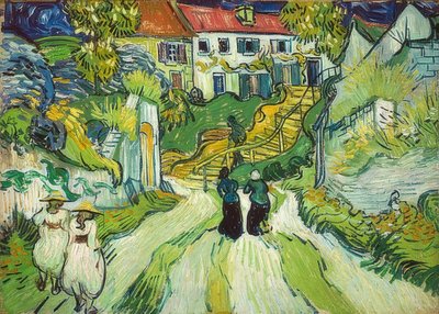 Escalier à Auvers - Vincent van Gogh