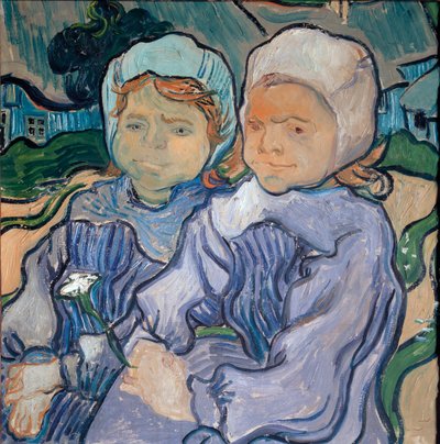 Deux petites filles, juin 1890 - Vincent van Gogh