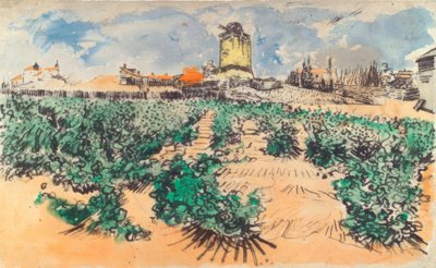 Van Gogh / Moulin de A. Daudet Fontvieille - Vincent van Gogh