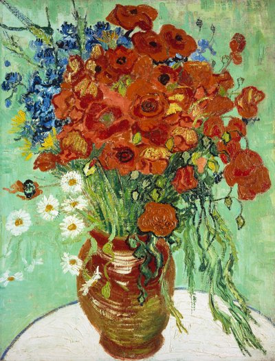 Vase avec bleuets et coquelicots - Vincent van Gogh