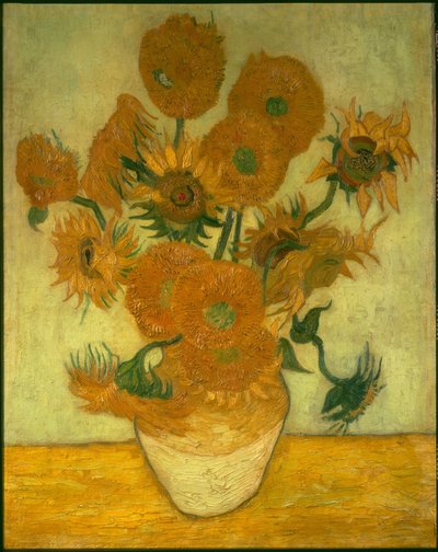 Quatorze tournesols dans un vase - Vincent van Gogh