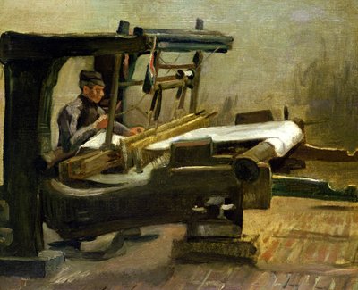 Tisserand au métier, face à droite, 1884 - Vincent van Gogh