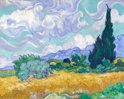 Champ de blé avec cyprès - Vincent van Gogh