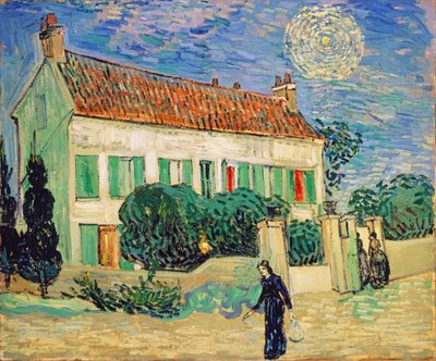 Maison Blanche la nuit - Vincent van Gogh