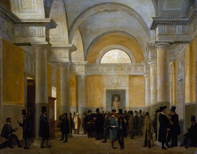 Intérieur du Palazzo San Giacomo à Naples - Vincenzo Abbati