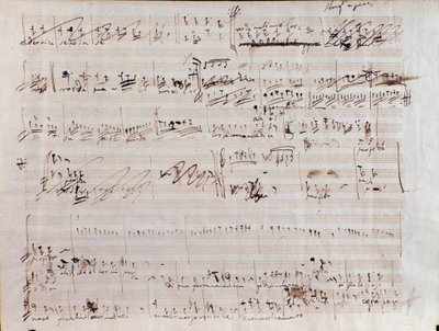 Page de partition pour Le pirate, opéra de Vincenzo Bellini - Vincenzo Bellini