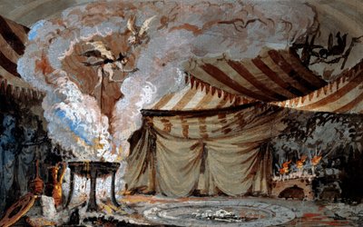 Esquisse pour la voûte du Teatro Sociale de Bergame - Vincenzo Bonomini