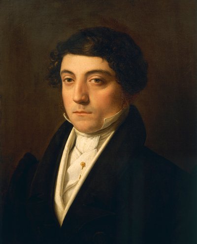 Italie, Milan, Portrait du compositeur italien Gioacchino Rossini (1792-1868), vers 1830 - Vincenzo Camuccini