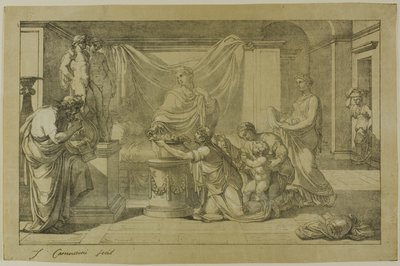 Offrande aux Lares - Vincenzo Camuccini