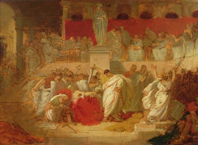 La Mort de César - Vincenzo Camuccini