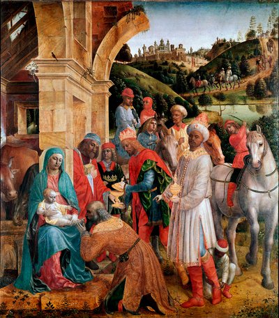 Adoration des Mages Peinture de Vincenzo Foppa (vers 1427-1515) Londres, National Gallery - Vincenzo Foppa