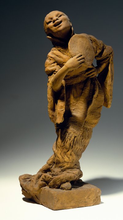 Chanteur, par Vincenzo Gemito (1852-1929), statue en terre cuite, Italie - Vincenzo Gemito