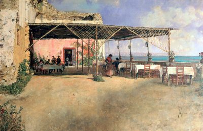 Taverne à Posillipo, 1886 - Vincenzo Migliaro