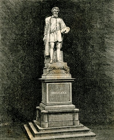 Le Monument à Antonio Allegri da Correggio, Correggio, Émilie-Romagne, Italie - Vincenzo Vela