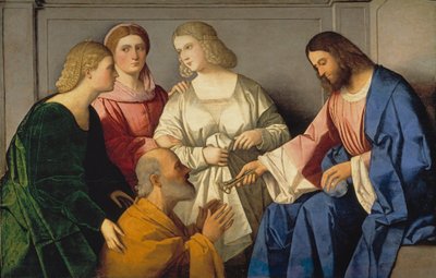 La Remise des clefs à saint Pierre - Vincenzo di Biagio Catena