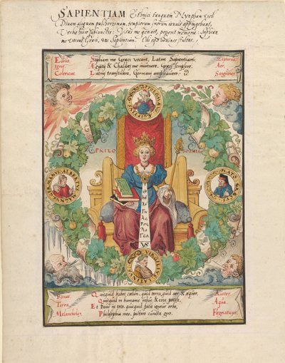 Philosophie intronisée, milieu du 16ème siècle - Virgil Solis