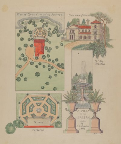 Conception de villa italienne - Virginia Richards